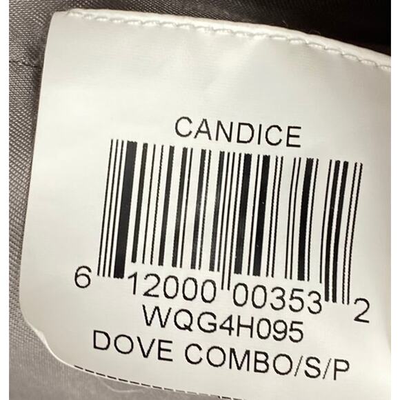 BCBGMAXAZRIA Candice Blazer Draped Cropped Jacket Heathered Dove Gray Womens S - Picture 7 of 8